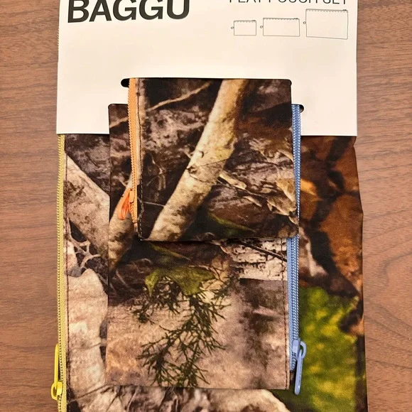 NWT Flat Pouch set - Photo Forest - Picture 2 of 4